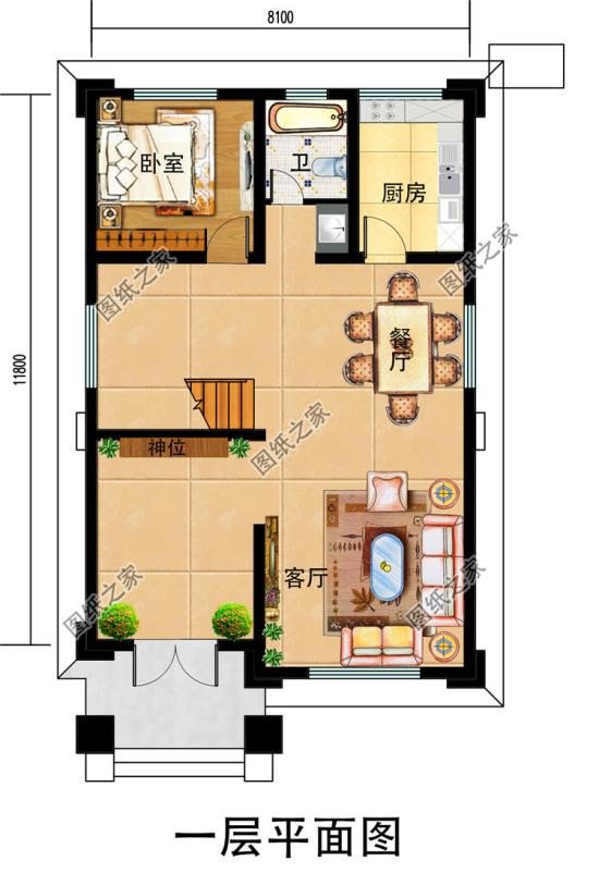 主體20萬(wàn)的自建房設(shè)計(jì)圖，戶型美觀造價(jià)低，簡(jiǎn)直為農(nóng)村朋友量身定做
