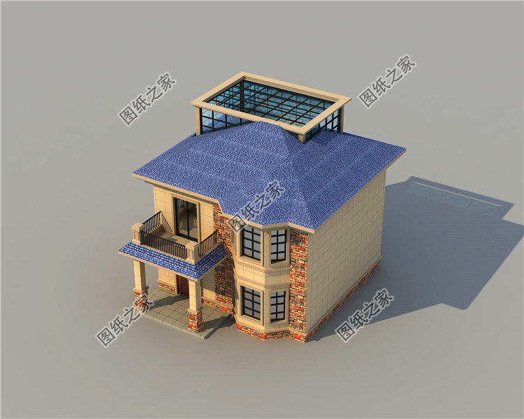 9米開間自建房設計圖，外觀美觀大方，造價絕對經濟實惠