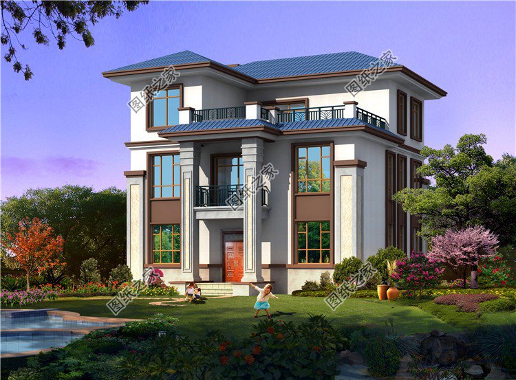 農(nóng)村三層房屋設(shè)計效果圖，這才是真正值得建的好房子，快收藏圖紙