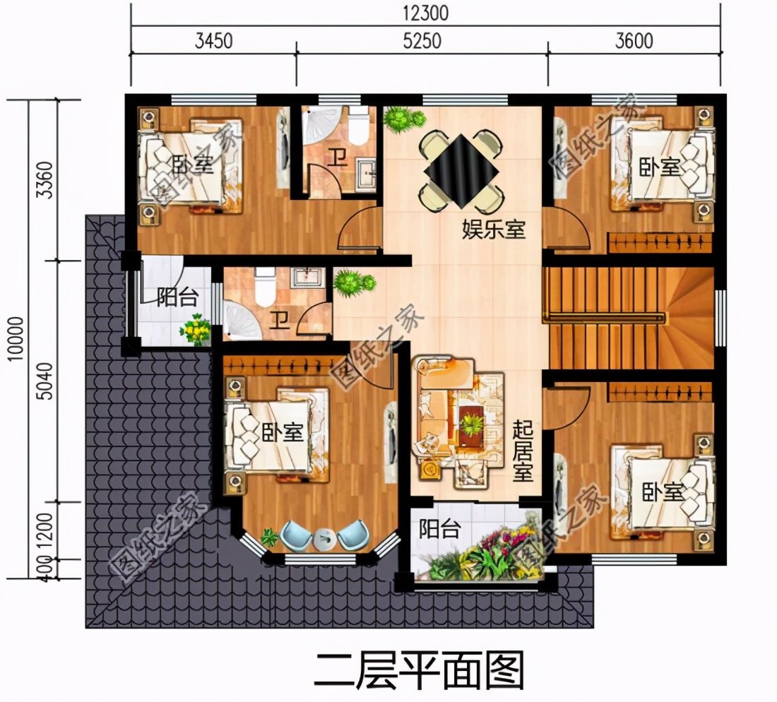 好看又簡單的二層樓房設計圖，風格款式不同，收藏好建房
