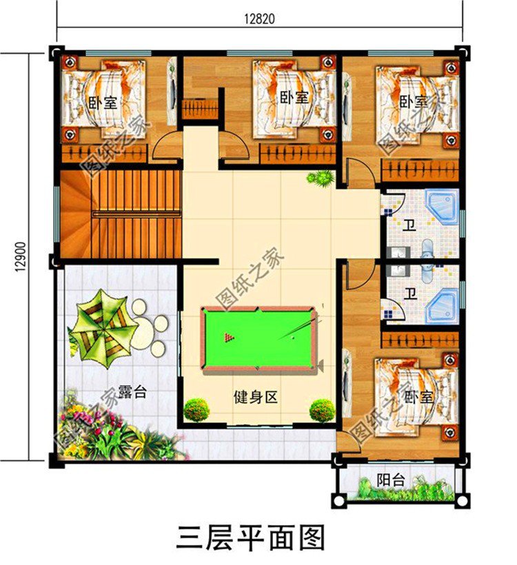 鄉村三層別墅設計效果圖，這三款在農村簡直太受歡迎，收藏了