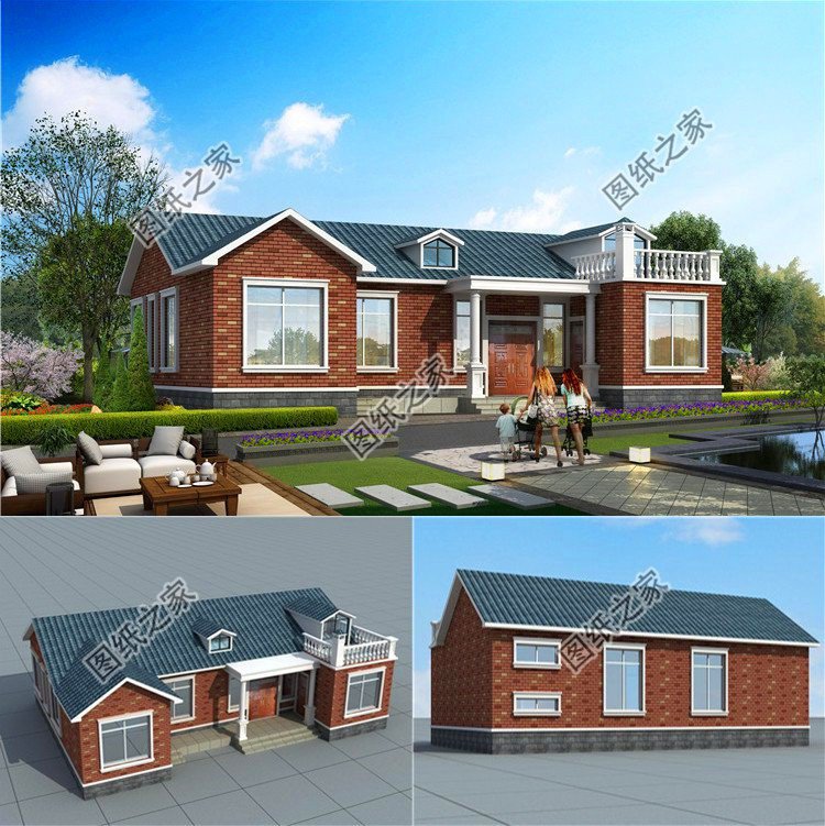 自建一層平房設(shè)計(jì)圖，花錢少效果又好，太絕了