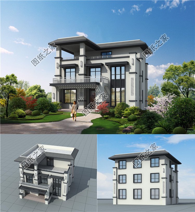 農村二層半平頂建房圖紙，讓建房更簡單