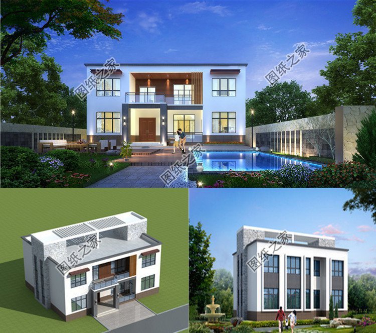 農村二層半平頂建房圖紙，讓建房更簡單