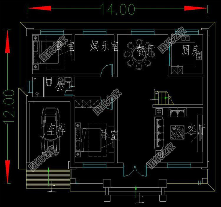 農(nóng)村普通二層樓設(shè)計平面圖，你在這樣的房子里住下去，幸福感蹭蹭上漲
