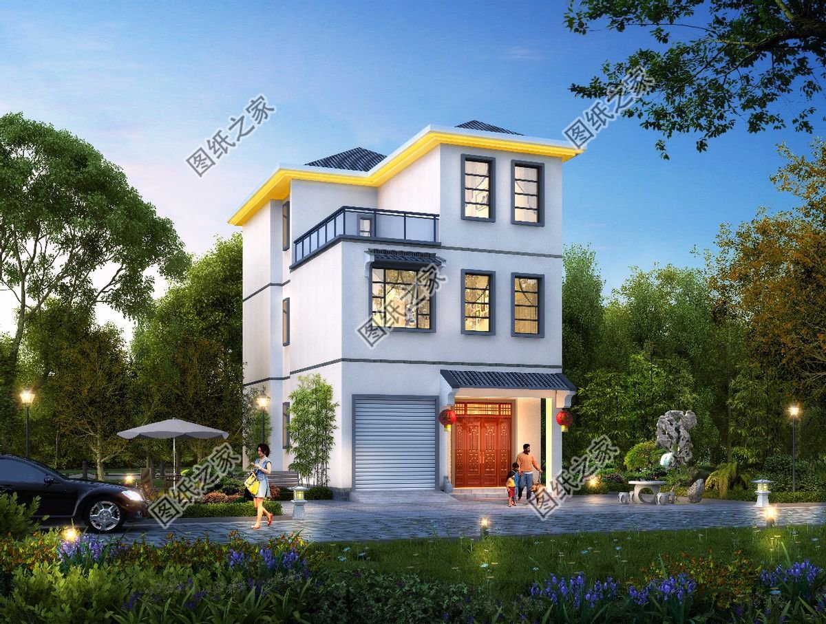 寬7米的農(nóng)村別墅，這三款我都看花眼了