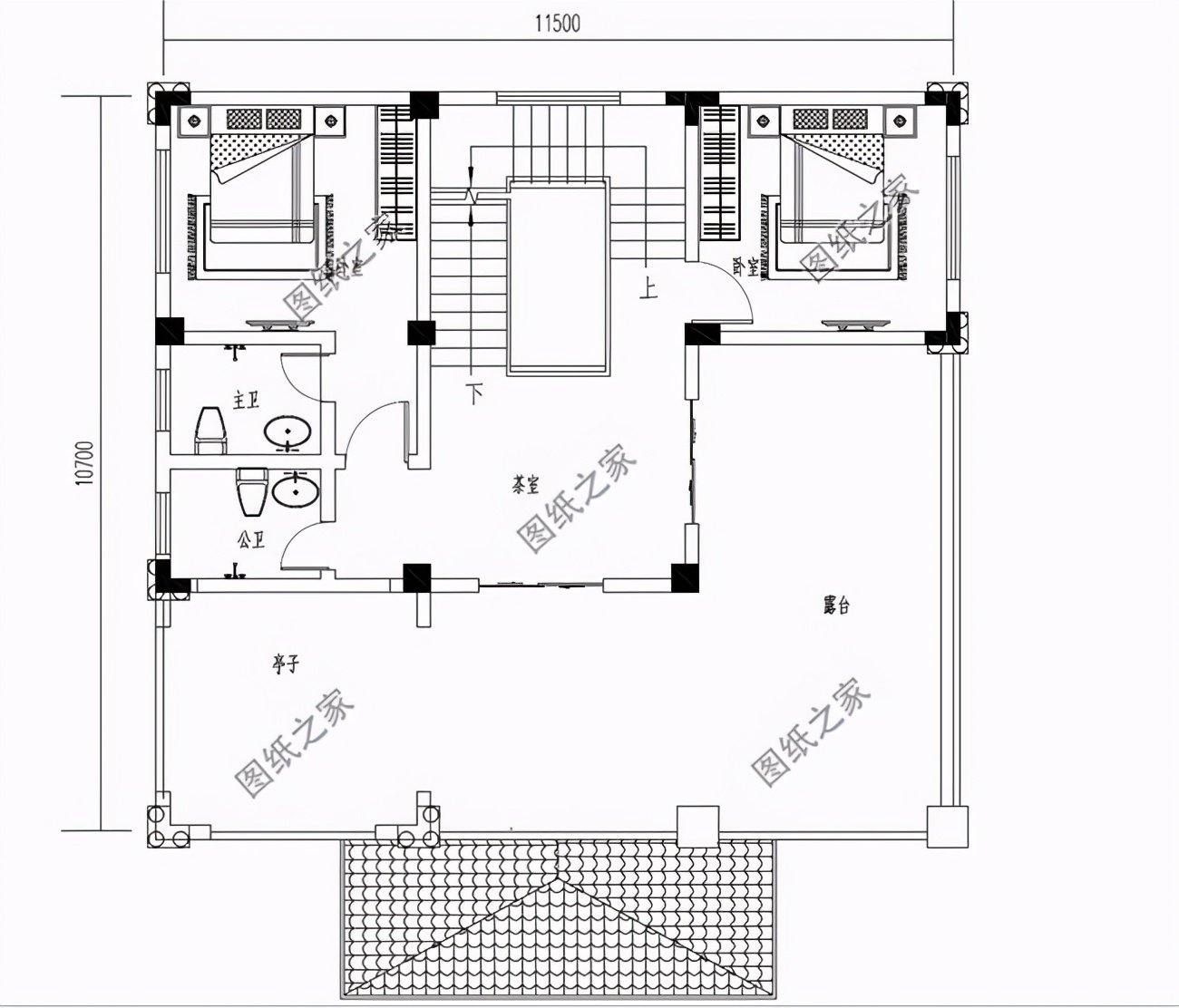 有涼亭的三層別墅，自從建了這三棟，家門都不出