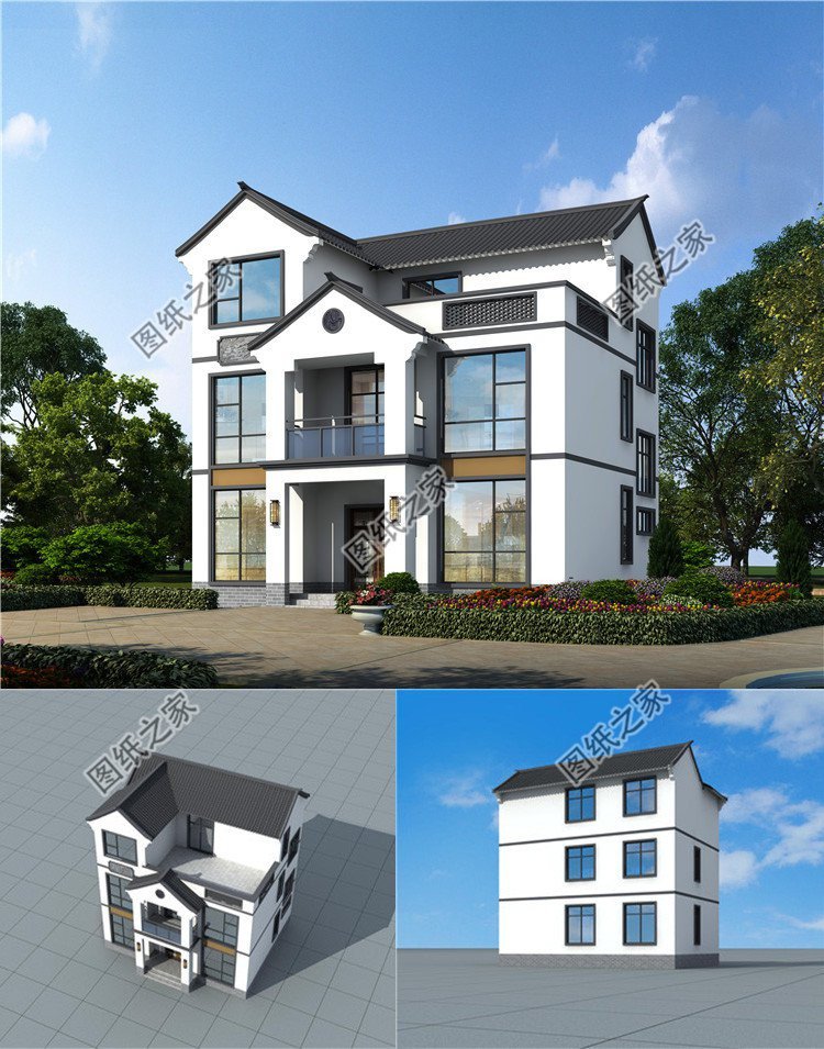 110平米左右的三層別墅，你家建了嗎？