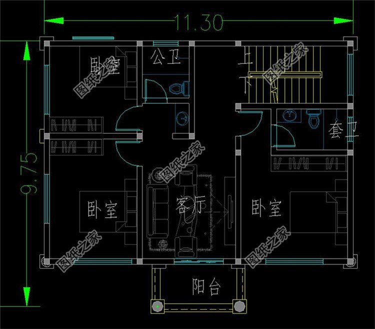 110平米左右的三層別墅，你家建了嗎？