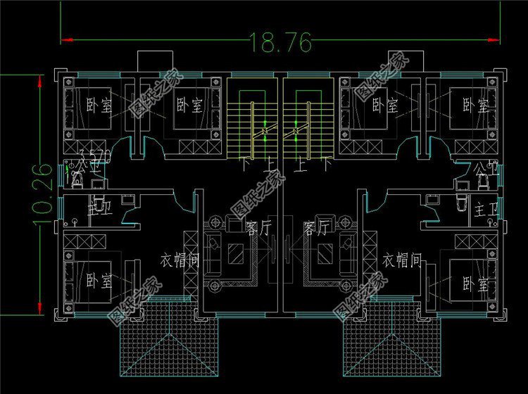 農村雙拼樓房設計圖，兄弟合建省錢又好看，日子自然越過越紅火