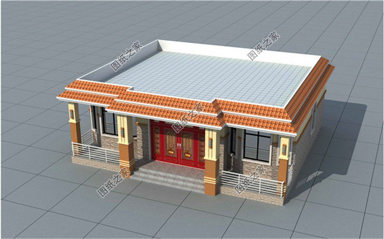 農村一層自建房效果圖大全，老家建一棟可真是太實用了，盡享浪漫田園生活