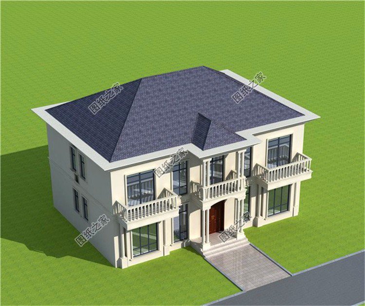 農村建二層樓別墅圖片，布局大氣經得起推敲，光看著就是一種享受