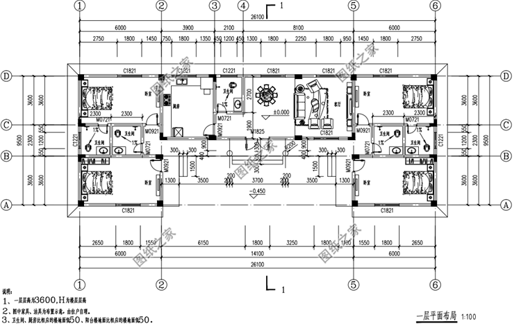 適合農村蓋的一層小別墅設計圖，這三套戶型讓你建房不再盲目
