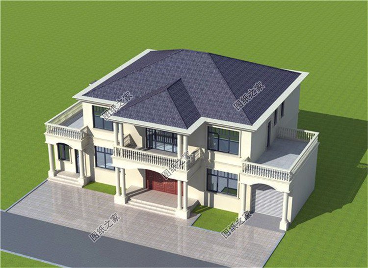 鄉(xiāng)村建筑二層設計圖，氣勢強造價經濟，款款都是經典戶型