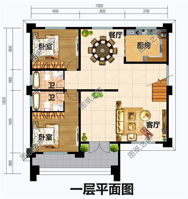 一眼就愛上的別墅，最實用農村三層別墅設計圖，布局符合農村生活