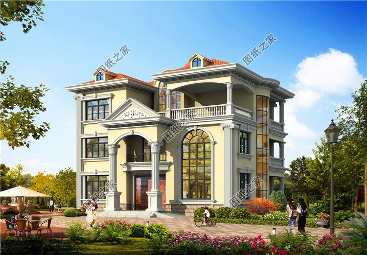 一眼就愛上的別墅，最實用農村三層別墅設計圖，布局符合農村生活