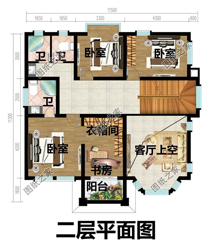 最新農(nóng)村20萬元二層半別墅設(shè)計(jì)圖