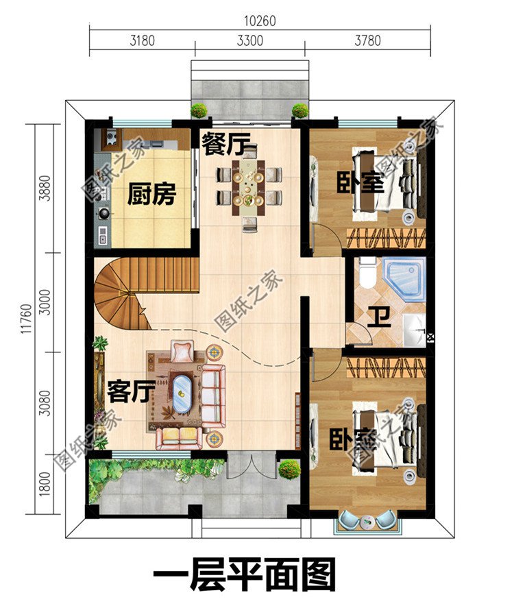兩層15萬農(nóng)村自建房設(shè)計(jì)圖