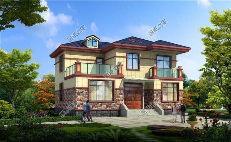 鄉(xiāng)墅建二層房圖紙設(shè)計圖，這三款細(xì)節(jié)給滿分，千萬要選好