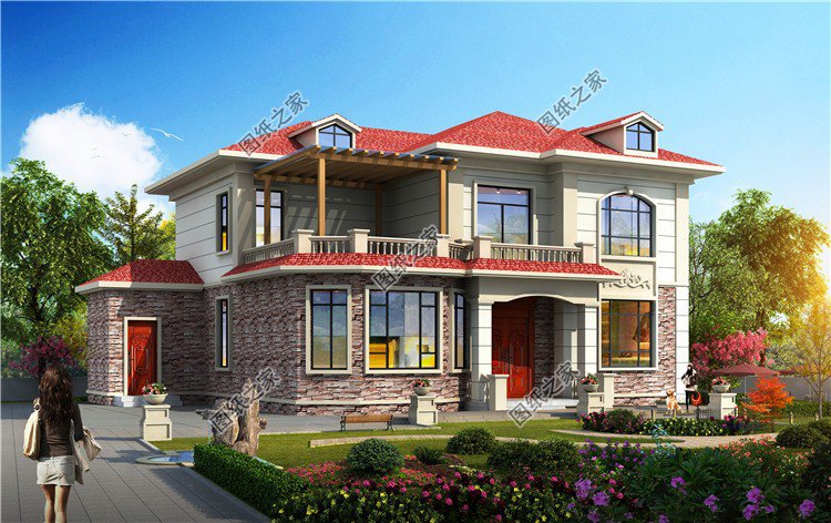 新農(nóng)村二層別墅圖片，全家看了都說(shuō)不錯(cuò)，錯(cuò)過(guò)可就要哭了