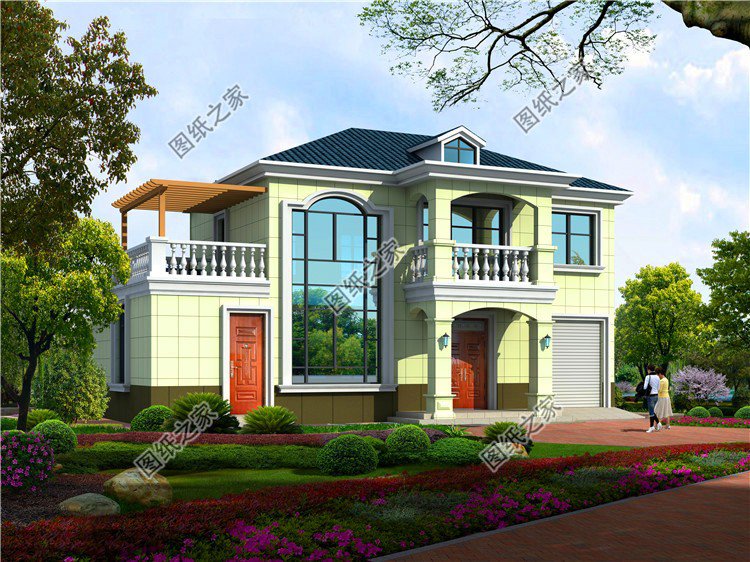 二層樓平面圖設計圖紙，農村建房講究實用，這輩子建一棟值了