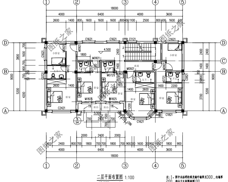 二層樓平面圖設計圖紙，農村建房講究實用，這輩子建一棟值了