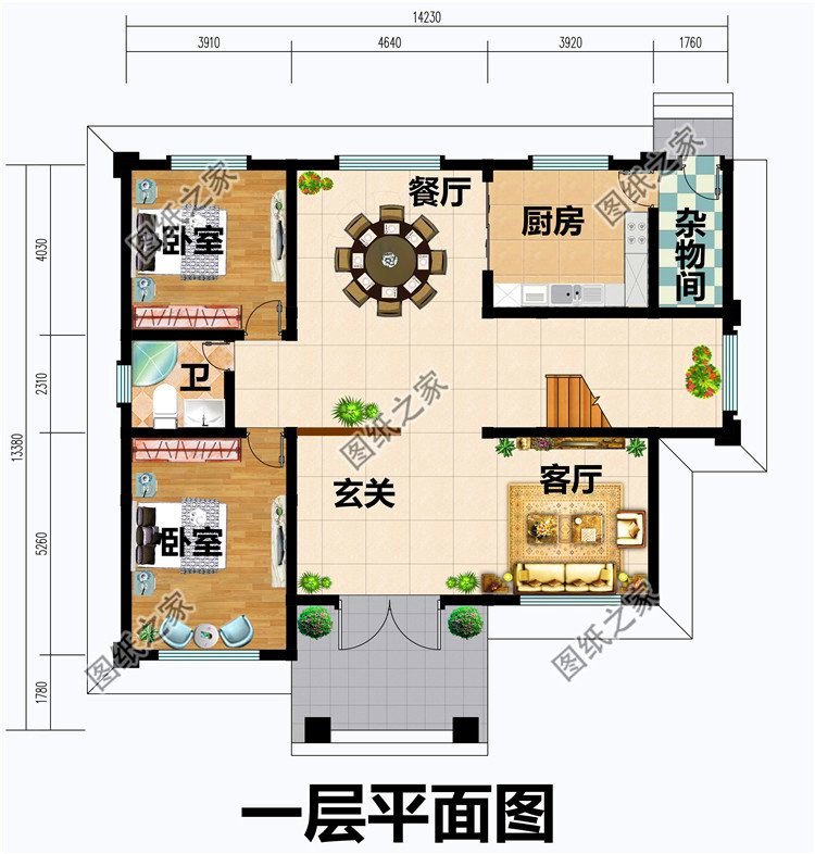 建房子決不能馬虎，看看這三款農村二層戶型圖，蓋好上檔次又實用
