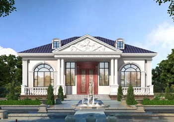 農村小別墅一層設計圖紙，外觀漂亮極了，130和160兩個戶型