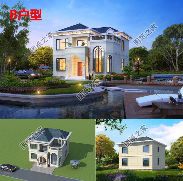 二層別墅設計圖紙