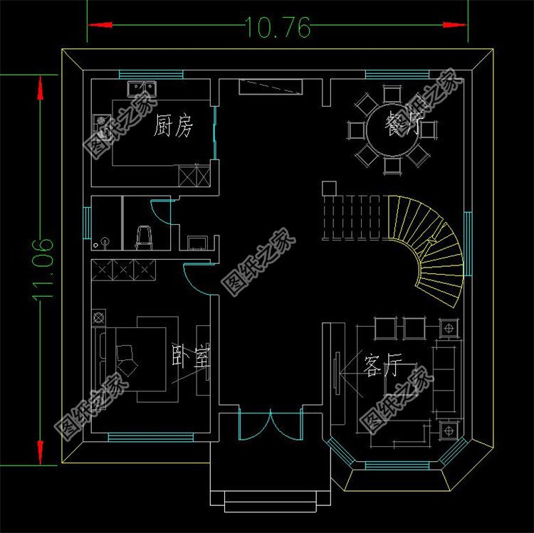 二層別墅設計圖紙