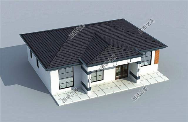 農村自建一層極簡主義小別墅，簡約而不簡單