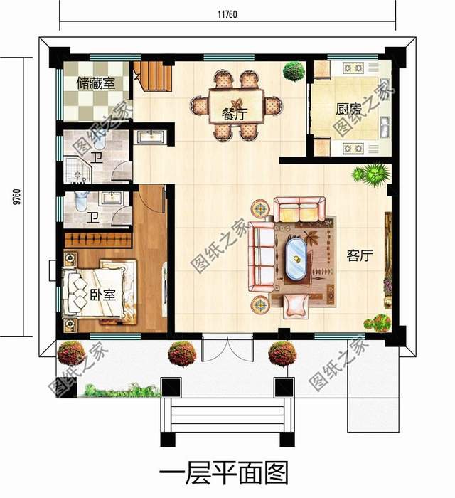 農村經典占地120平歐式二層別墅盡顯不一樣的光芒