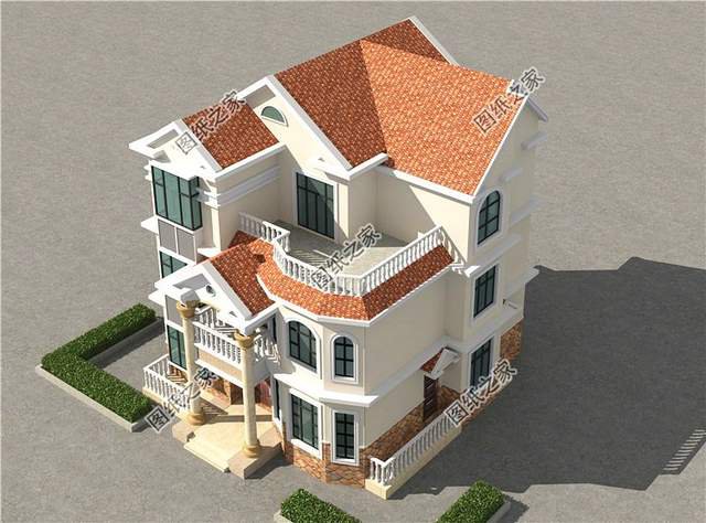 誰看了都豎大拇指的三層帶電梯別墅效果圖，絕了