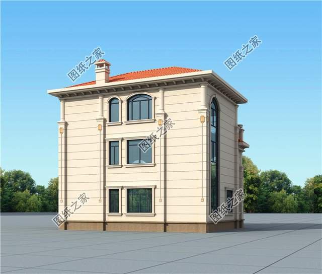 誰看了都豎大拇指的三層帶電梯別墅效果圖，絕了