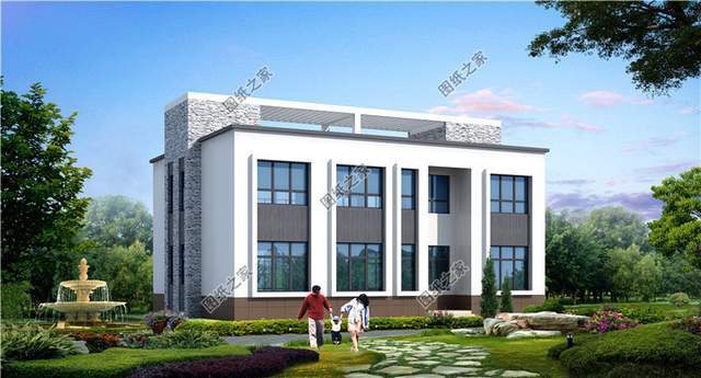 現代年輕人喜歡的簡約輕奢二層別墅，引領時尚潮流