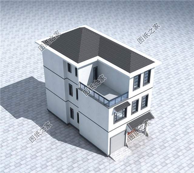 不帶羅馬柱的超現(xiàn)代三層別墅設(shè)計(jì)圖，這樣的風(fēng)格你愛(ài)了嗎