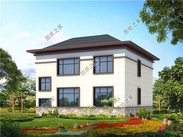 開間11×13米的小清新二層別墅設計圖，賊亮眼