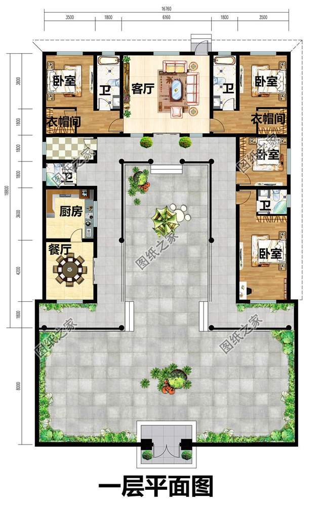 古香古氣的新中式一層別墅，濃濃的書香味