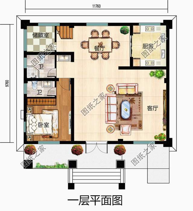 平屋頂、坡屋頂二層自建房帶給你不一樣的視覺沖擊效果
