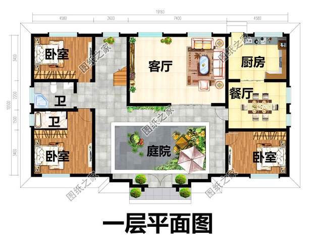 令人嘆為觀止的四合院別墅設(shè)計(jì)圖，帶給我們氣勢(shì)磅礴的感覺