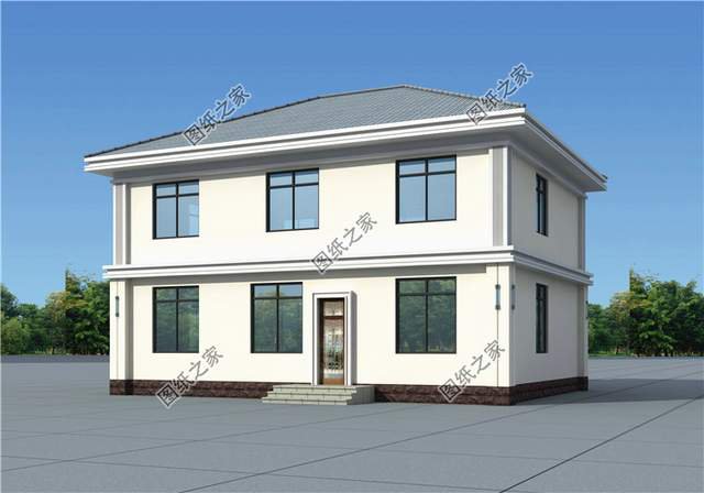 戶型方正經濟又實惠的二層小別墅，幸福生活的小開始