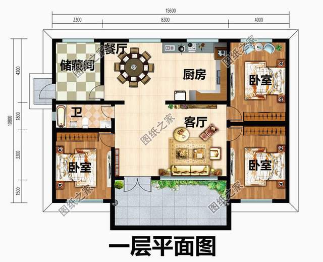 農村中式仿古別墅設計圖紙，盡顯陶然雅舍，生活之美