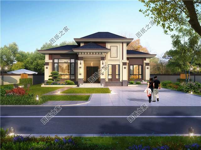 帶陽(yáng)光房的二層別墅設(shè)計(jì)圖，讓我們領(lǐng)略四季春華秋實(shí)