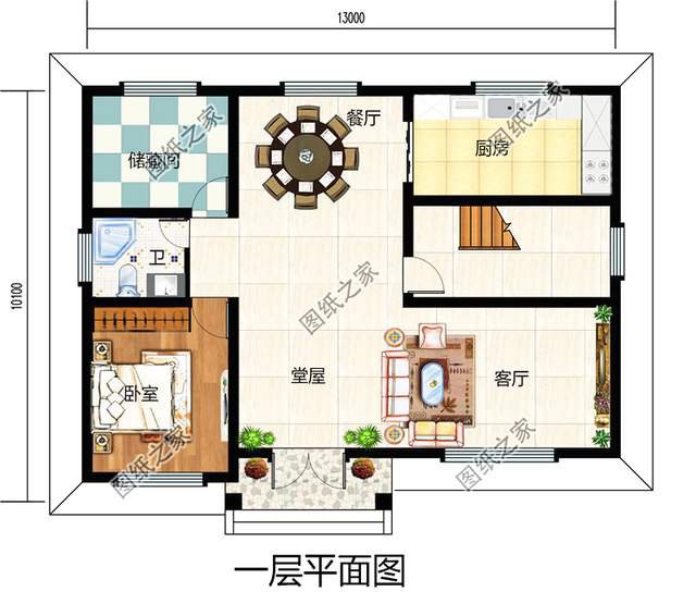 占地120平左右，帶露臺的超實用二層小洋房，濃濃的煙火氣