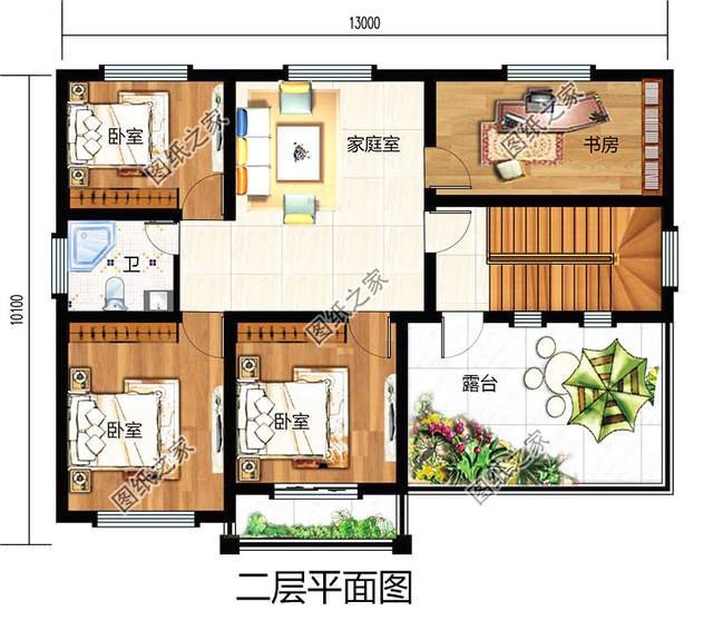 占地120平左右，帶露臺的超實用二層小洋房，濃濃的煙火氣