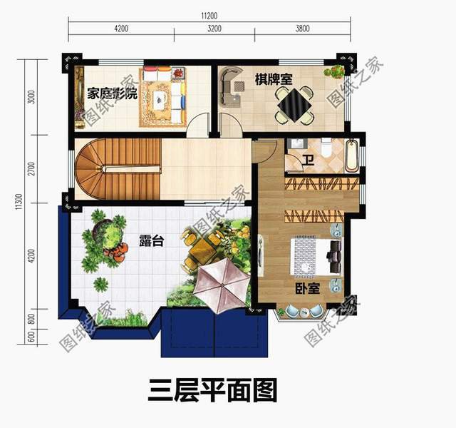 三層歐式風格別墅，大氣羅馬柱，滿滿的入室儀式感