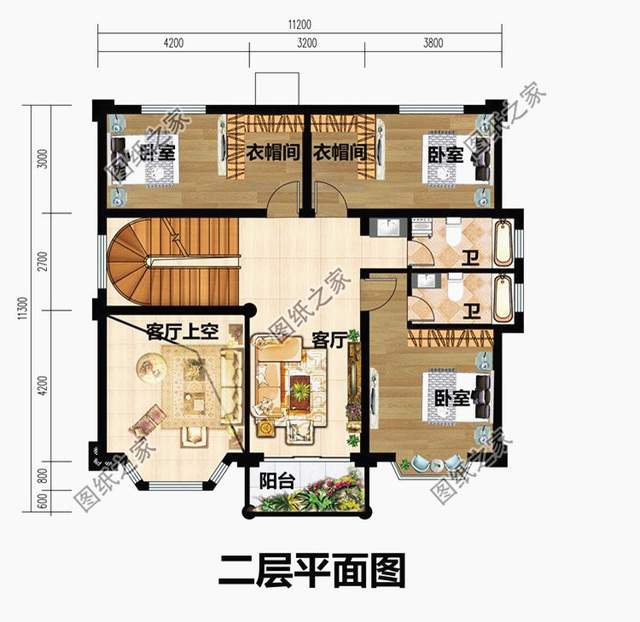 三層歐式風格別墅，大氣羅馬柱，滿滿的入室儀式感