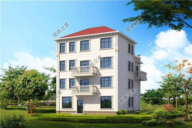 霸氣外漏的鄉(xiāng)村四層別墅設(shè)計圖，想低調(diào)都不行