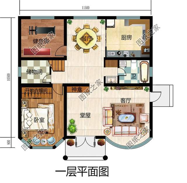 霸氣外漏的鄉(xiāng)村四層別墅設(shè)計圖，想低調(diào)都不行