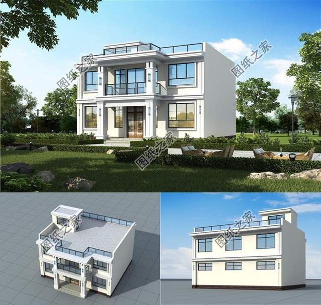 優雅極了，簡單大方的二層平頂，保證讓你眼前一亮